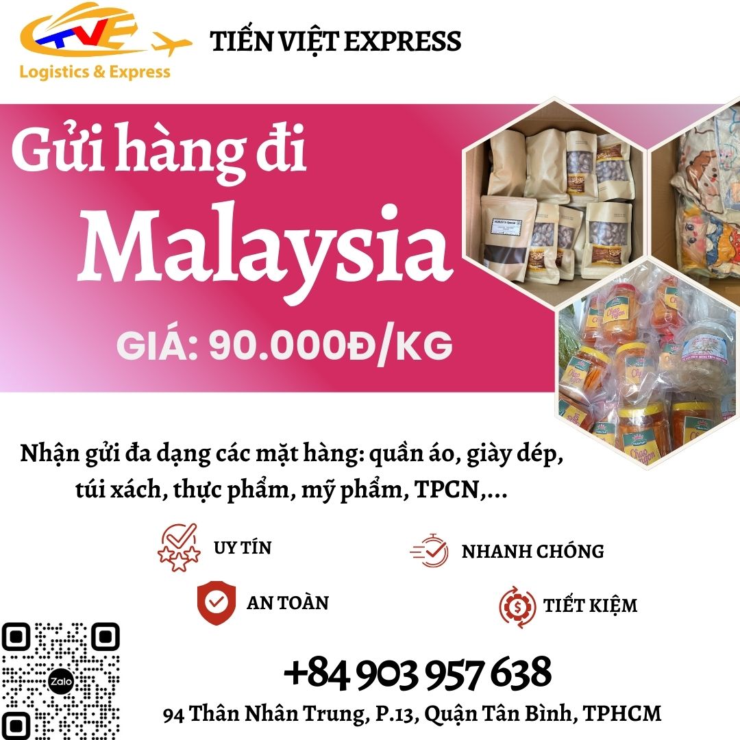Gửi hàng đi Malaysia - Tiến Việt Express